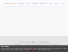 Tablet Screenshot of perezadministradores.com